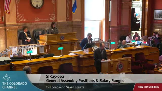 Colorado Senate adopts two joint resolutions on appointments and staffing