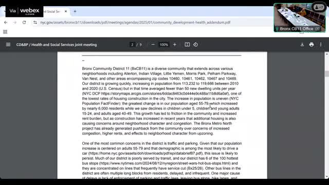 Community Board 11 prioritizes senior services, accessible health care in district needs submission