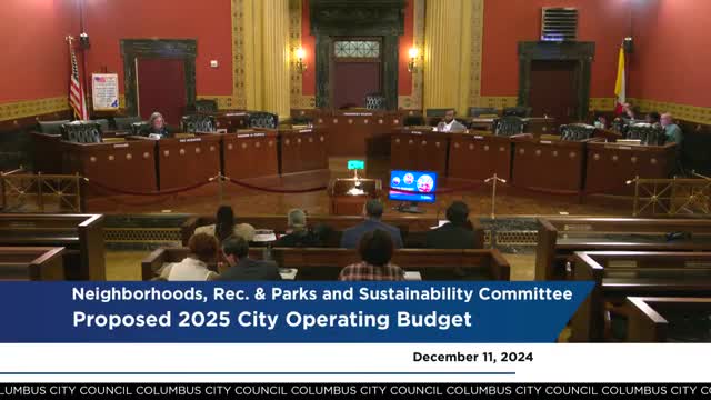 Recreation & Parks requests $79.6 million for 2025; directors highlight youth outreach and hospital-based violence intervention