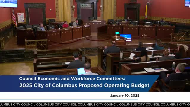 Columbus proposes $6.8 million operating budget for economic development, highlights small‑business investments