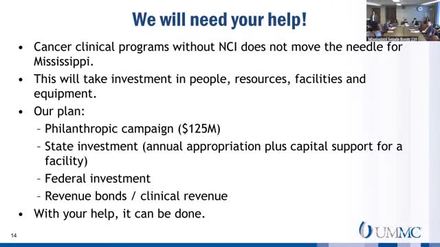 Mississippi Medical Center launches $125 million campaign to enhance cancer research and facilities
