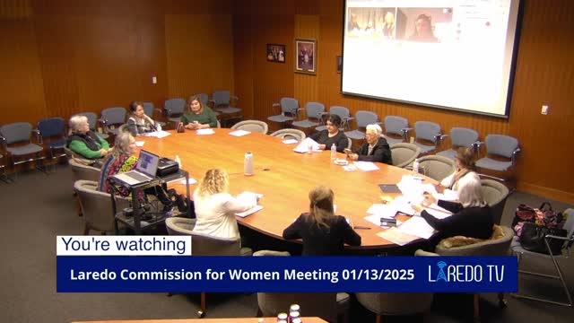 Laredo Commission for Women finalizes draft plan for March women's empowerment conference; registration, schedule, logistics set
