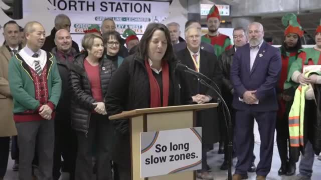 Massachusetts MBTA celebrates elimination of slow zones for first time in two decades