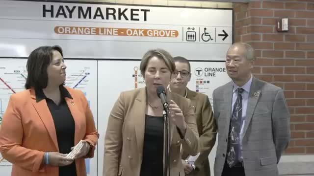 Governor celebrates elimination of Orange Line slow zones; transit officials cite faster, more reliable service