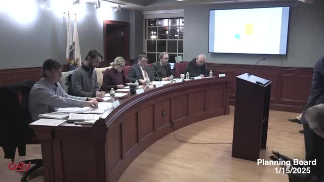 Planning Board approves Galvin QS project at 11 McGrath Highway with conditions