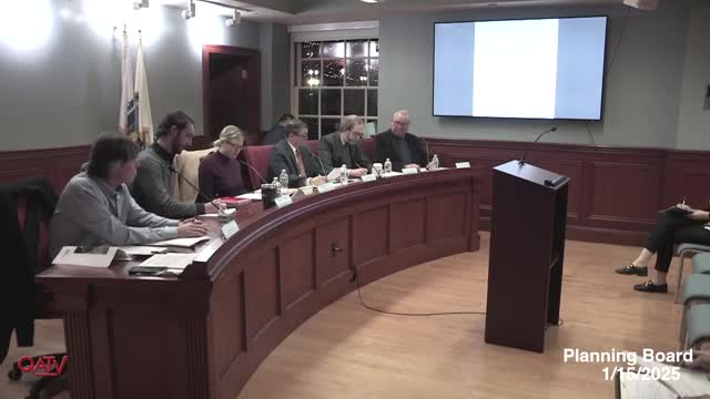 Planning Board accepts three ANR plans for administrative processing