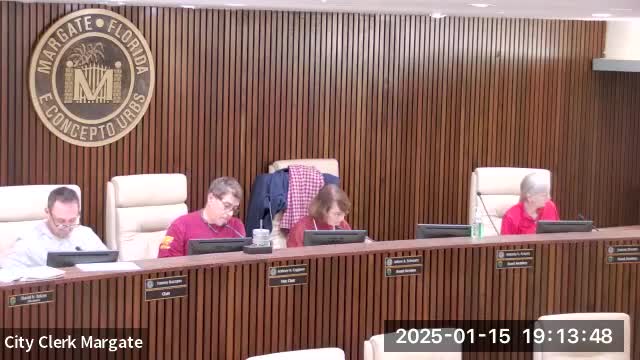 Margate CRA staff outline capital projects and city center schedule; Colliers lead changes but staff say developer selection remains on track