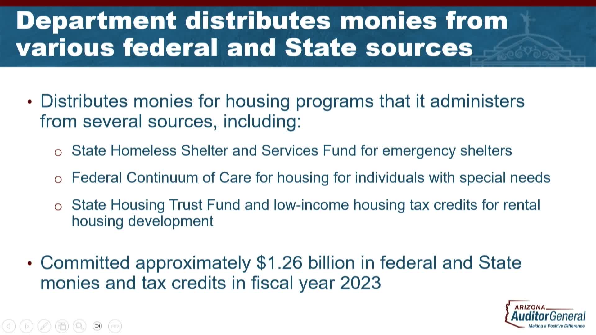 Arizona Department faces scrutiny for inadequate oversight of $1.2 billion in homelessness funding