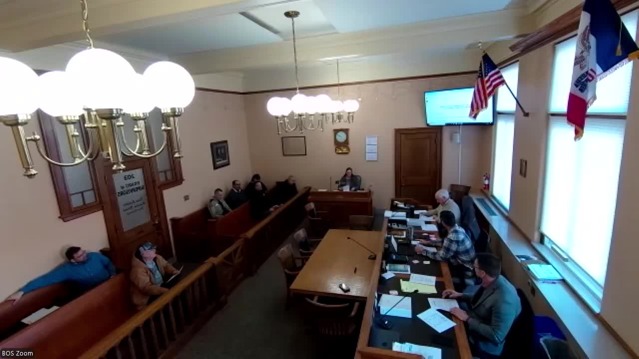 Supervisors approve $2,650 survey agreement for crisis canines site; sight-distance checks to follow