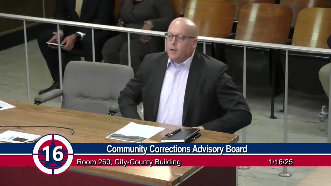 Director outlines staffing promotions, Empower app pilot talks, female work‑release options and push for a combined facility