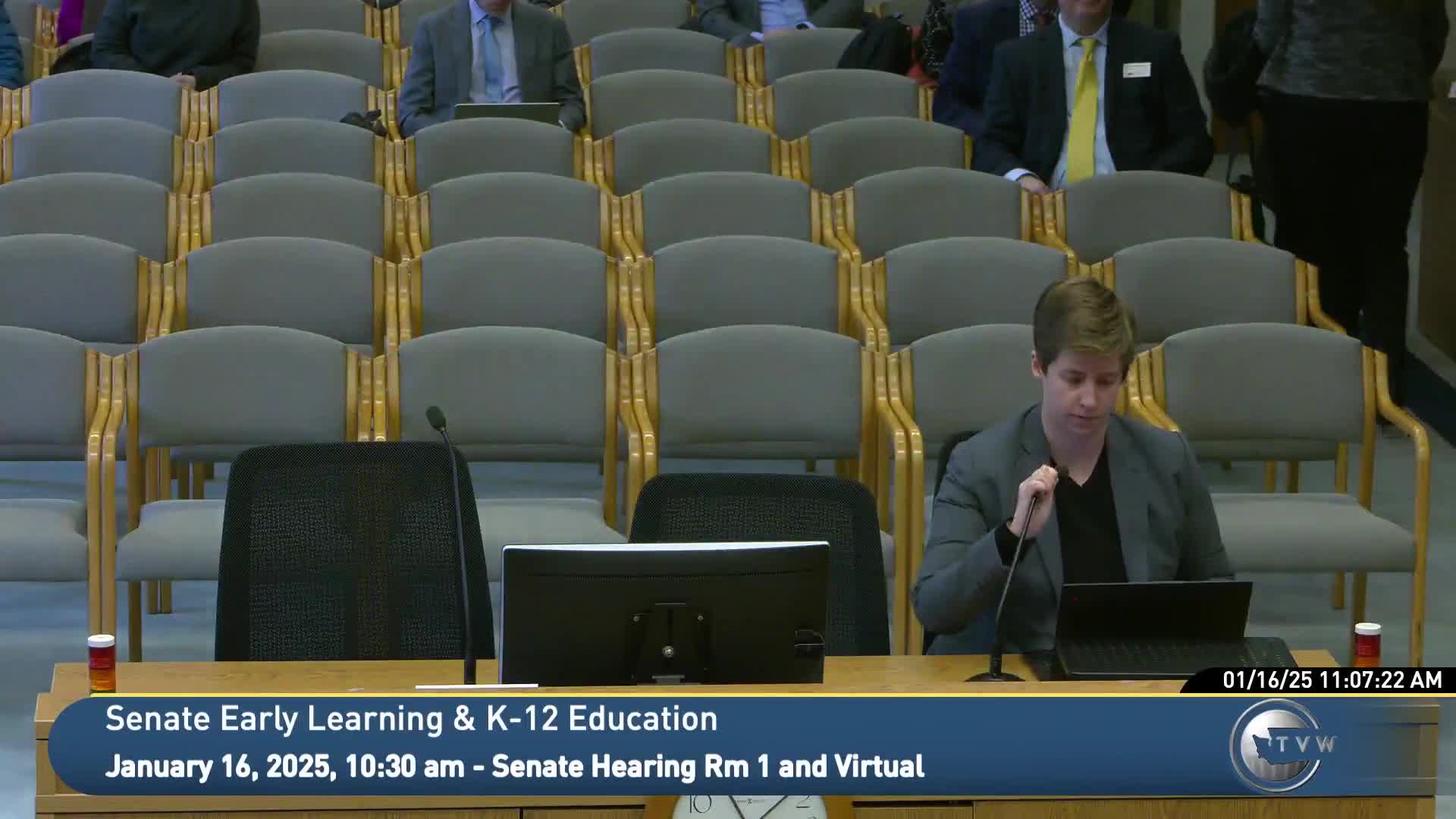 Senate panel hears bill allowing some districts to front‑fund new school construction without voter bond