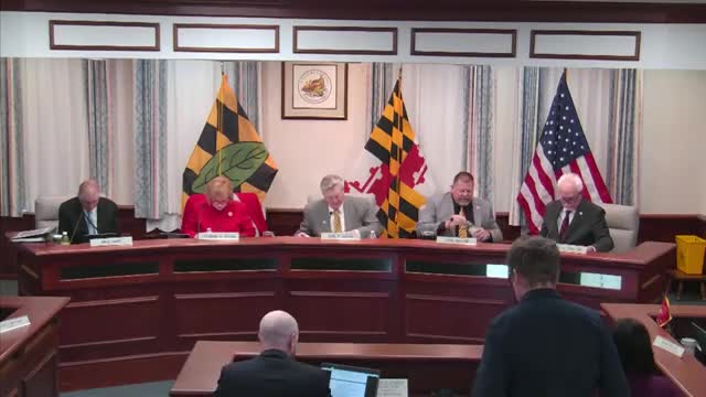 Calvert County commissioners direct staff to prepare consolidated industrial zoning ordinance for public hearing