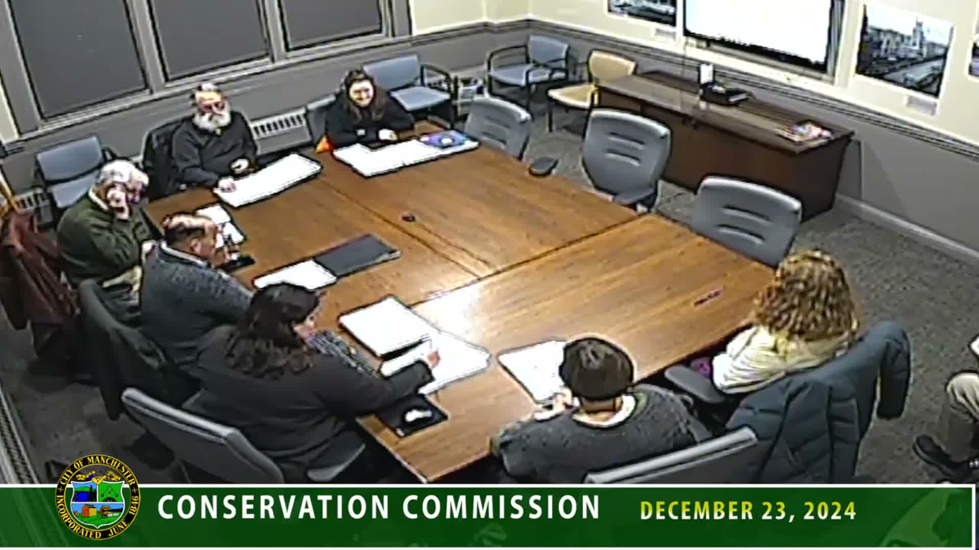 Conservation commission recommends Manchester Water Works subdivision with buffer‑placard condition