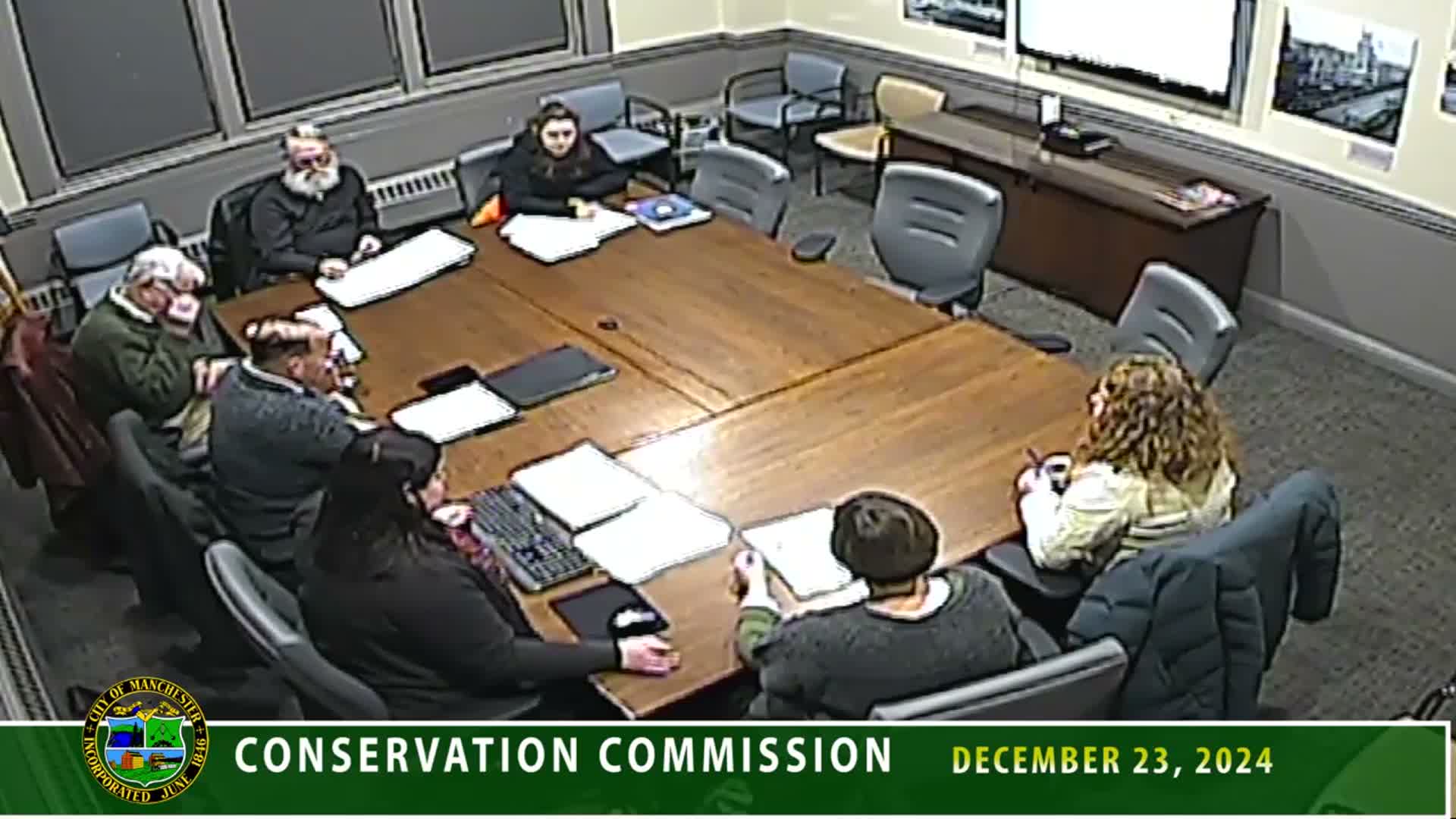 Commission discusses outreach, tree‑planting grants and welcomes new member Bill Gabler