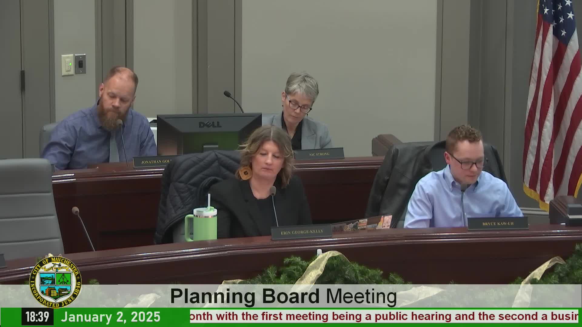 Planning board closes public hearing for Mark Stebbins Community Center; many letters of support, staff to draft recommendations