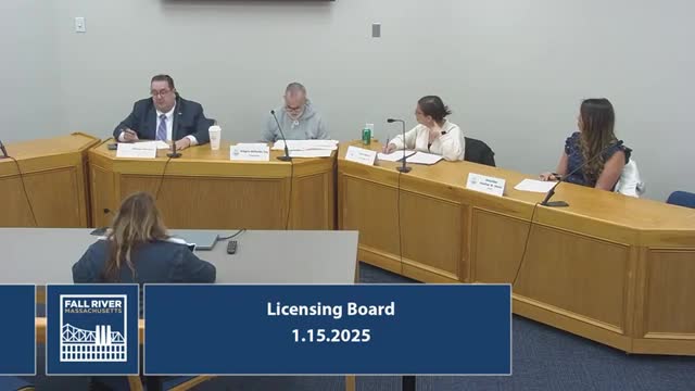 Fall River City License Board approves one-day permits, new beer-and-wine license and renewals