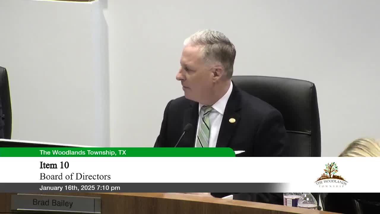 Fire chief briefs board on wildfire risk, resources and George Mitchell Nature Preserve concerns