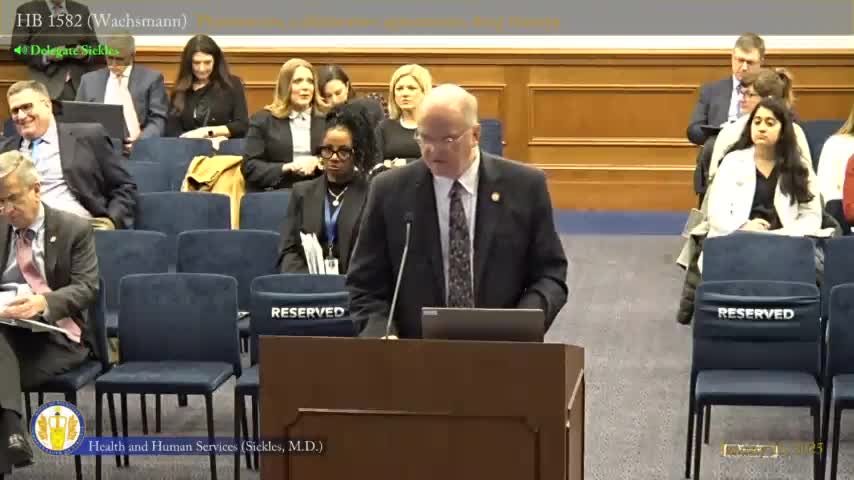 Committee amends HB 1582 to clarify pharmacist prescribing under collaborative practice agreements, then refers bill to courts