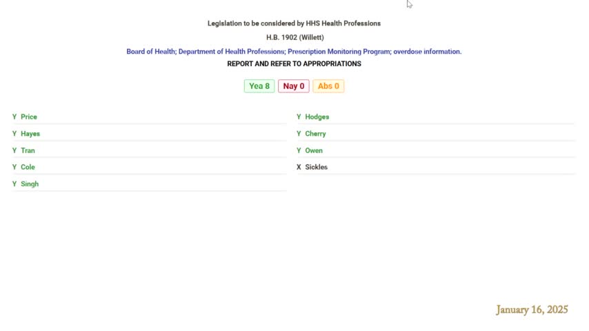 Subcommittee amps up health workforce bill: creates Virginia Nursing Workforce Center, boosts GME award
