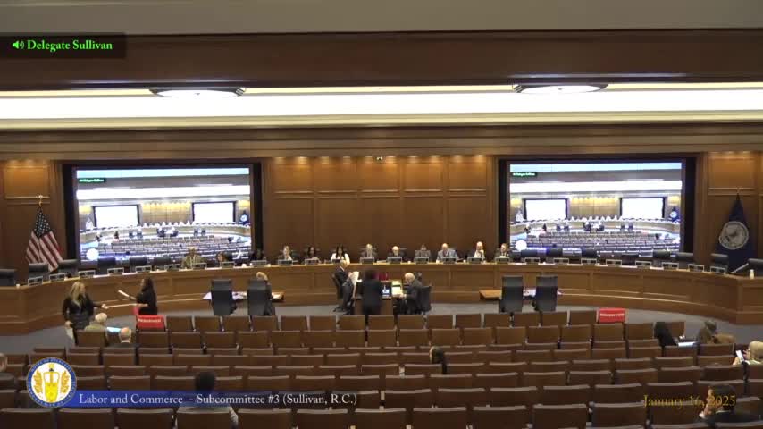 Subcommittee narrowly advances bill to publicize PJM lower‑level voting by Virginia utilities