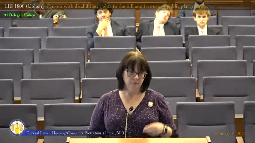 Subcommittee splits 6-2 to add playgrounds to public-accommodation list amid concerns about lists and enforcement