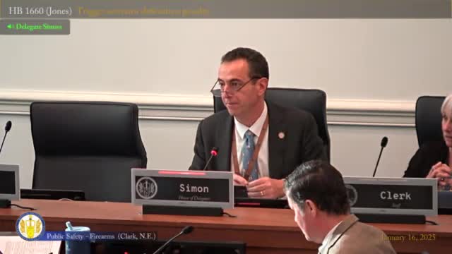 Subcommittee adopts substitute tightening definition of "trigger activator" but takes no final action