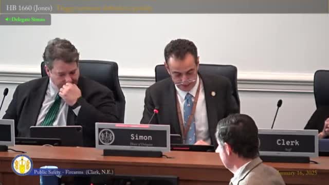 Subcommittee agrees to take Delegate Williams's bill "by for the day"