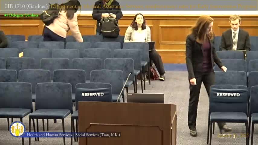 Subcommittee asks DMAS to convene work group to study early-intervention reimbursement rates