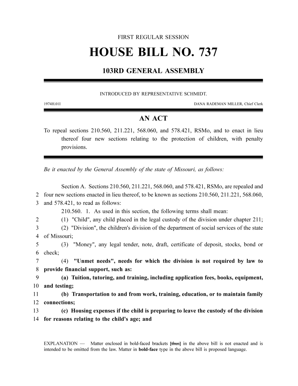 Missouri enacts strict penalties for child abuse and neglect under new legislation