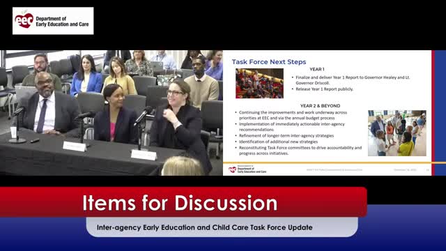 Task force unveils $20M plan to enhance early childhood care and support services