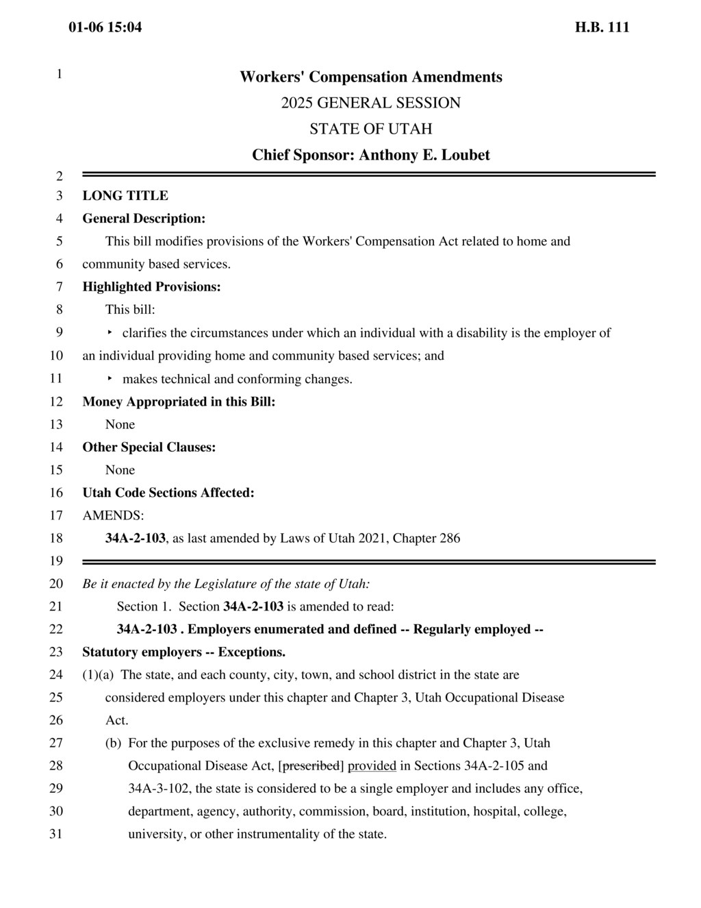 New Utah law clarifies workers compensation exemption for sole proprietors and contractors