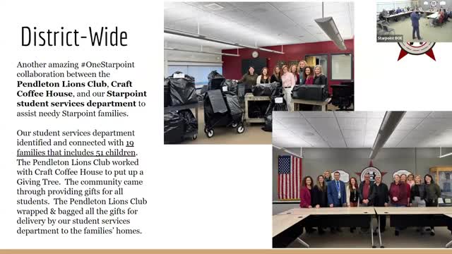 Superintendent highlights holiday outreach, student clubs and new SRO