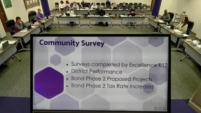 Piper board reviews Phase 2 bond survey showing strong support for facilities, then calls bond election