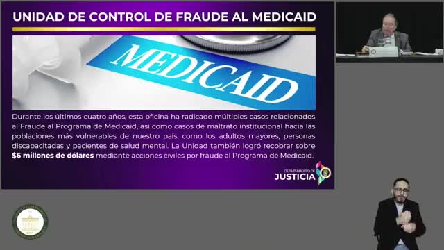 Puerto Rico's Justice Department recovers over $6 million in Medicaid fraud cases