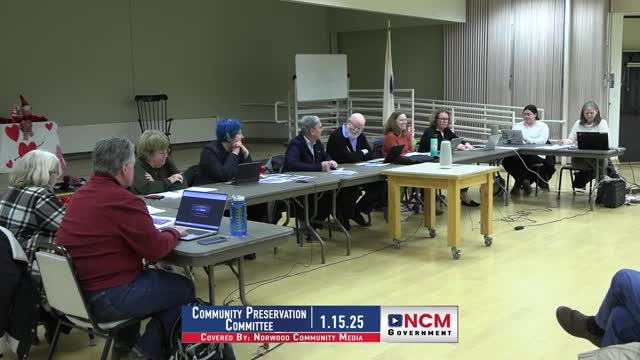 Community Preservation Committee Approves Three Sets of Meeting Minutes