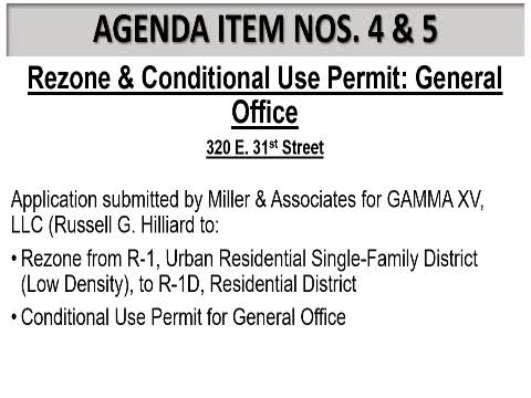 Kearney planning commission approves rezoning and conditional-use permit for historic Hilliard house at 320 E. 31st St.