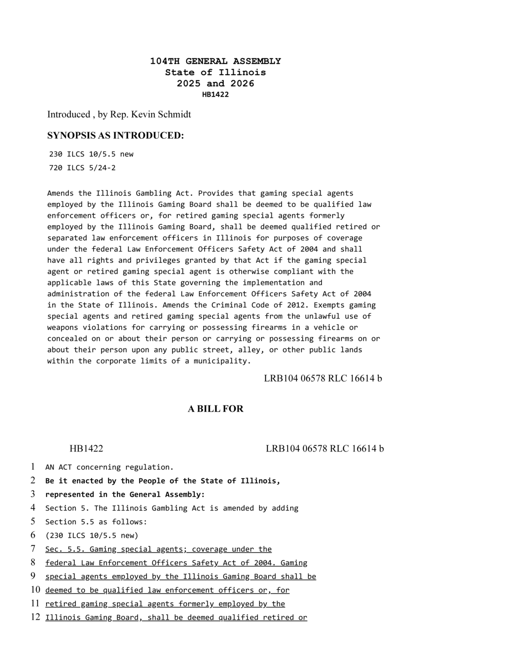 Illinois Department updates firearm control card regulations for security guards