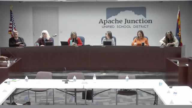 Apache Junction USD board elects Dina Kimball president, names Cammie Garcia vice president and adopts 2025 meeting calendar