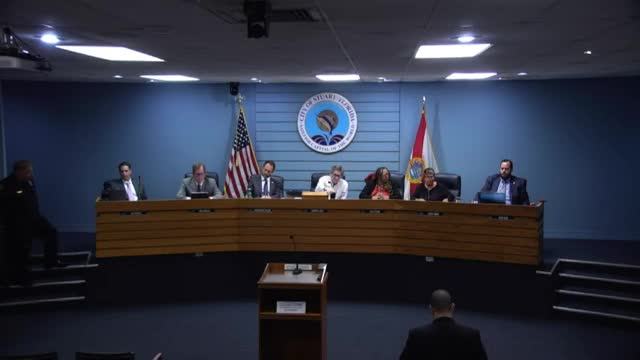 City debate over Brightline grant request ends without new commitment after county warning