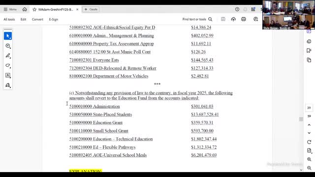 Lawmakers say vehicle incentive programs have run out of funds; committee to seek $4 million carryover and hold EV program briefing