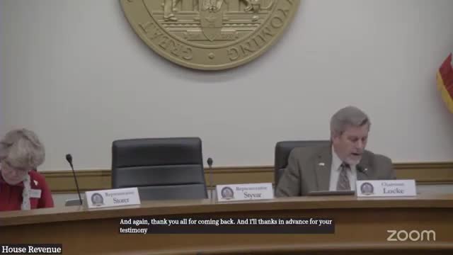 House Revenue Committee advances two-year homeowner tax exemption, 8-1