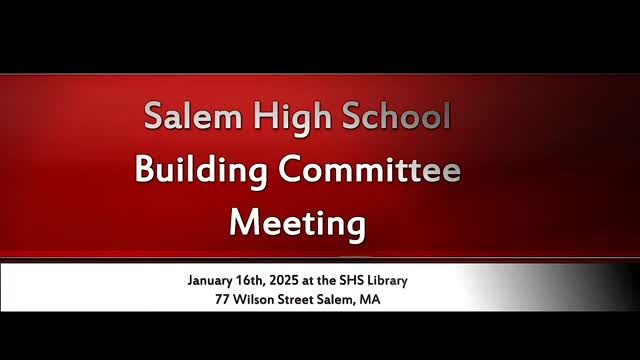 Salem building committee reviews campus options; designers stress traffic, phasing and program trade-offs