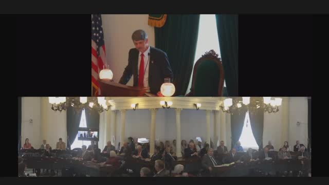 Vermont Senate gives first readings to seven bills, refers each to committee and adjourns