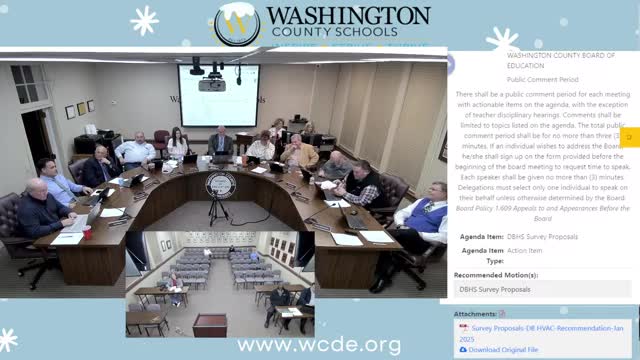 Board approves multiple site surveys and hears capital projects updates for Crockett, Boone and Daniel Boone