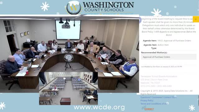 Board approves purchase orders for ACT, AP materials, casework and authorizes new school clubs