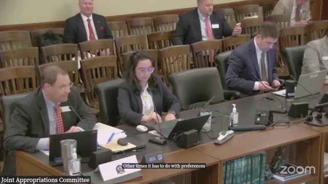 Wyoming appropriations committee examines governor�s veto of Section 307 transfer limits, plans executive-session sidebar on one exception