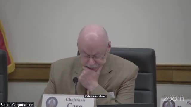 Committee advances bill requiring registration of frequent third-party filers; appropriation increased to $150,000