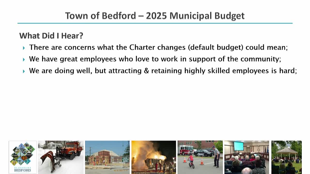 Bedford Town Council reviews $39M budget amid rising inflation and staffing challenges