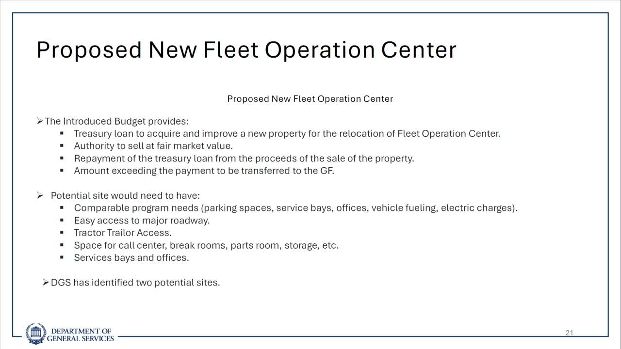 DGS presents timeline and scope for Central State, public‑health lab, courts building and proposed state office at VDOT Annex
