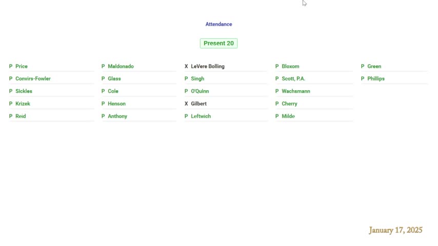 Committee strikes House Bill 1862 from docket at patron’s request